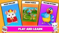 Kids Spelling & Jigsaw Puzzles Screen Shot 1