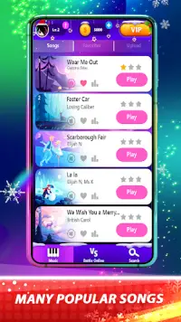 Magic Pink Tiles: Piano Game Screen Shot 2