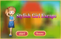 Free New Escape Game 100 Stylish Girl Escape Screen Shot 0