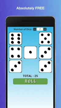 Dice Roller : 6-sided dice at your fingertips Screen Shot 5