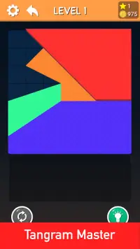 Tangram Osmo King - Triangle Design Square Puzzle Screen Shot 1