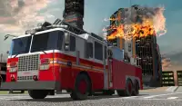 Bombero Camión Sim 2016 Screen Shot 11