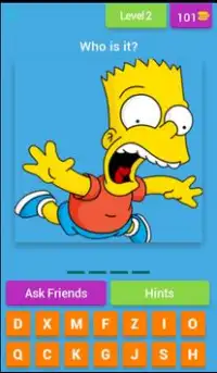 Guess the Simpsons characters Screen Shot 2
