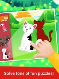 Pets Puzzle Game Free for Kids Screen Shot 0