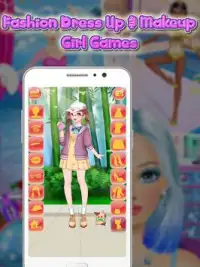 ファッションドレスアップ & メイクアップ女の子のゲーム Screen Shot 2