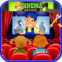 Crazy cinema repair – fix and cleanup game