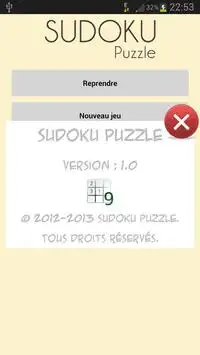 Sudoku Puzzle Screen Shot 2