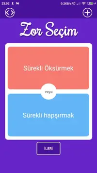 Zor Seçim: Türkçe Would You Rather Oyunu Screen Shot 5