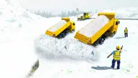 Snow Excavator Road Truck Game Screen Shot 3