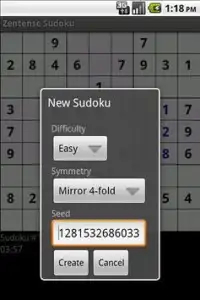Zentense Sudoku Screen Shot 1