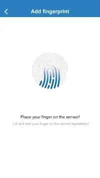 Fingerprint Card Manager Screen Shot 4