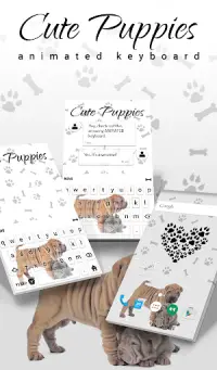 Cute Puppies Wallpaper Theme Screen Shot 0