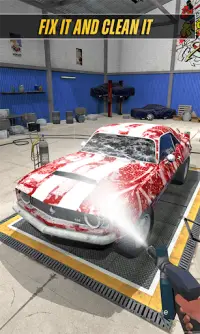 Simulador Power Car Wash Clean Screen Shot 4