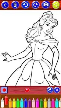 Prince and Princess Coloring Pages Screen Shot 2