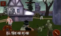 зомби 3D пушка стрельба игры - шутер игры Screen Shot 0