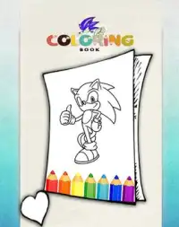 How To Color Sonic -Sonic Games Screen Shot 0