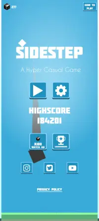 Sidestep - A Fun Hyper Casual Game Screen Shot 0