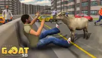 Angry Goat in Town Simulator 3D Goat Frenzy attack Screen Shot 0