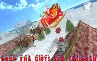 santa racing sneeuw avonturen Screen Shot 1