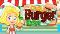 Crazy Burger Maker - Super Big Screen Shot 0