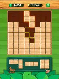 Wooden Block Puzzle Free - Wood Cube Puzzle Game Screen Shot 14