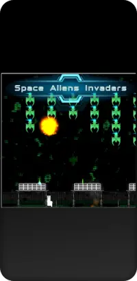 space aliens invaders game Screen Shot 0