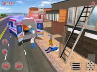 Ambulance Robot City Rescue Game Screen Shot 8