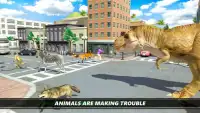 Dinosaur Simulation 2017- Dino City Hunting Screen Shot 4