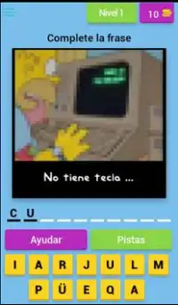 Los Simpsons: Adivina la frase (Homero) Screen Shot 0