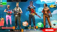 Squad Survival freefire Game Battleground Shooter Screen Shot 0