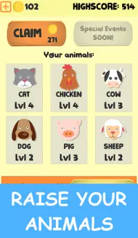 Farm Lines - Match 4 Animals Screen Shot 2