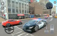 सुपर पुलिस कार ड्राइविंग खेल Screen Shot 6