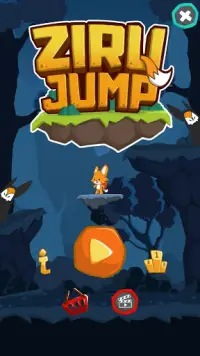 Ziru Jump -  Cute Fox Jumps Screen Shot 0