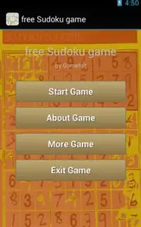 SUDOKU Puzzle GAME Screen Shot 1