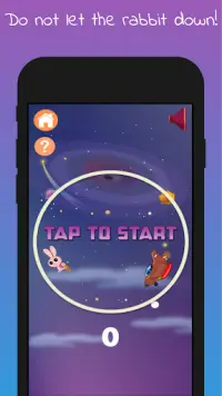 Space Rabbit: Circle Escape Screen Shot 1