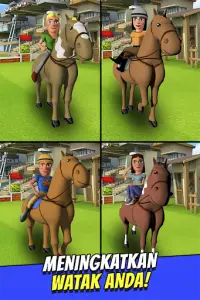 Cartoon Horse Riding Game Screen Shot 3