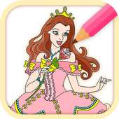 Princess Girls Coloring Games: Fairy Tale world