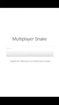 Multiplayer Snake Game Screen Shot 0