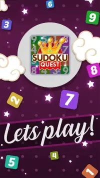 सुडोकू क्वेस्ट गेम - पहेली खेल Screen Shot 0