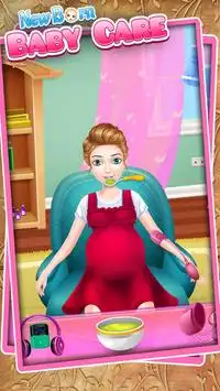Newborn Baby Care - Pregnancy Simulation & Dressup Screen Shot 1