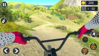 vtt descente: bmx coureur Screen Shot 3