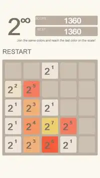 2048 Infinite Power Screen Shot 1