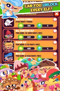 Elf Cake Clicker Magic Cookies Screen Shot 4