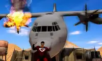 असली लेजर हीरो: 9 11 विमान बचाव Screen Shot 2