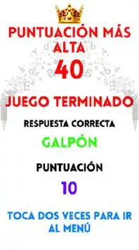 Juego De Palabras (WG) Screen Shot 2