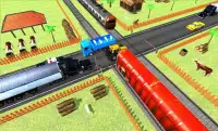 Real Railroad Train Crossing - Free Train Games Screen Shot 4