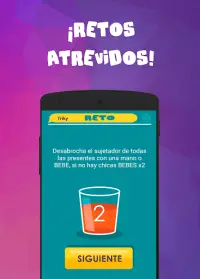 TrickOrDrink 🥃 retos y juegos para beber en grupo Screen Shot 0
