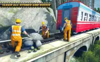 インドの列車トラックの建設：列車のゲーム2019 Screen Shot 1