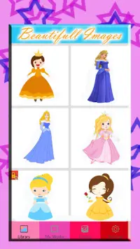 Princess Beauty Pixel Art Coloring By Number Screen Shot 3