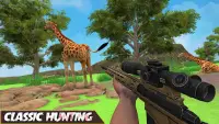 Safari Survival: Wild Sniper Jungle Shooting Screen Shot 0
